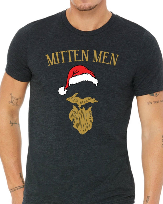 Mitten Men, Beard Country, Santa T-Shirt